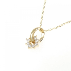 K18YG Dây chuyền kim cương 0.10CT - Hàng hiệu Chính hãng 860309