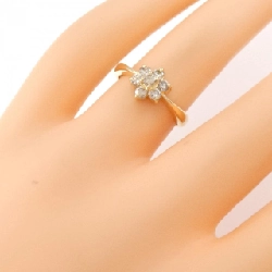 Nhẫn kim cương hoa K18YG 0.50CT 672859