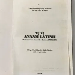 Tự Vị Annam Latinh_ Từ điển La tinh sớm nhất (rất giá trị, hết tái bản) 696093