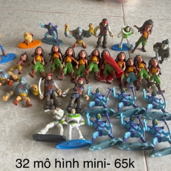 32 mô hình mini 4-6cm