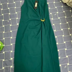 Váy sát nách xếp ly eo DKD 735622