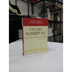 Tài Liệu Nghiệp Vụ Văn Hóa - Thông Tin Cơ Sở