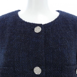 CHANEL LOOK1 P71176V37139 21B Áo khoác không cổ - Hàng hiệu Chính hãng 816189