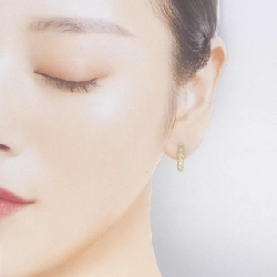 K18YG Bông tai kim cương 0.50CT - Hàng hiệu Chính hãng 869653