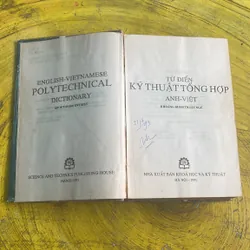 COMBO TỪ ĐIỂN KHOA HỌC VÀ KỸ THUẬT ANH VIỆT & TỪ ĐIỂN KỸ THUẬT TỔNG HỢP ANH VIỆT 697201