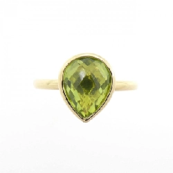 Nhẫn Peridot K18YG - Hàng hiệu Authentic 850460