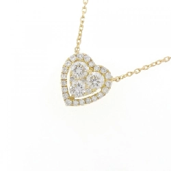 K18YG Dây chuyền kim cương hình trái tim 0.40CT - Hàng hiệu Chính hãng 857775