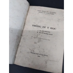 Thống kê y học mới 60% ẩm ố mốc có viết 1997 HCM2809 Bs. Ngô Như Hòa - BS. Lê Trường Giang GIÁO TRÌNH, CHUYÊN MÔN 291551