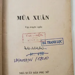 Truyện ngắn MÙA XUÂN - Nhiều tác giả (NXB Phụ nữ 1977) 707613