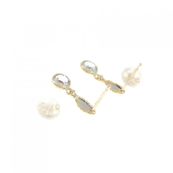 K18YG/PT850 Bông tai Aquamarine - Hàng hiệu Chính hãng 873336