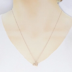K10PG Dây chuyền kim cương hình trái tim 0.03CT - Hàng hiệu Authentic 860867