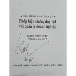 Cẩm nang nhà quản lý: Phép biện chứng duy vật với quản lý doanh nghiệp - PGS.TS. Lê Thanh Sinh 546153