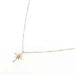 Trang sức Star Jewelry - Dây chuyền Crossing Star 0.04CT - Hàng hiệu Authentic 843682