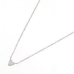 K18PG Dây chuyền hình trái tim kim cương 0.31CT - Hàng hiệu Chính hãng 859787