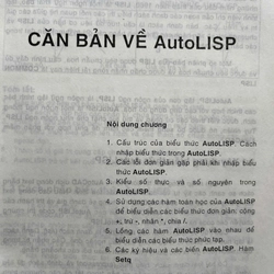 NGÔN NGỮ LẬP TRÌNH AUTOLISP(Full bộ 2 tập) 501455