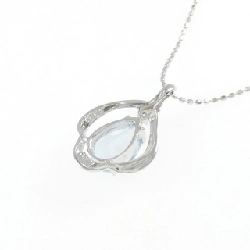 K18WG Aquamarine Necklace - Hàng hiệu Authentic 864200