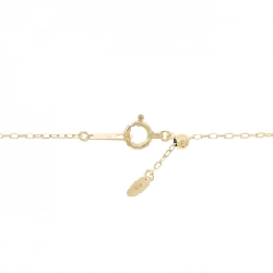 K18YG Mặt Dây Chuyền Hình Tim × Chìa Khóa Đính Kim Cương - Hàng hiệu Chính Hãng 860745