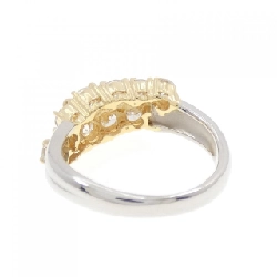 Nhẫn kim cương K18YG/PT850 1.02CT 669878