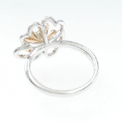 Nhẫn kim cương K18WG/K18PG hình cỏ 0.381CT 665948