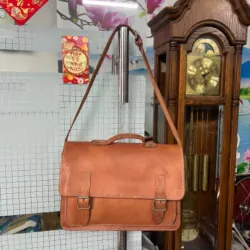 Cặp da USA màu da bò , da nguyên miếng