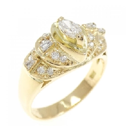 Nhẫn kim cương K18YG 0.16CT - Hàng hiệu chính hãng