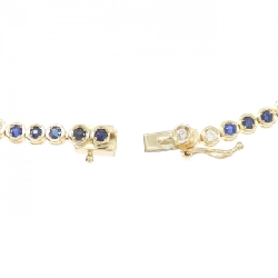 K18YG Sapphire Bracelet 1.56CT - Hàng hiệu Authentic 871716