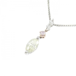 Dây chuyền kim cương PT900/K18PG/PT850 0.526CT - Hàng hiệu Chính hãng 857379