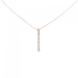 K18PG Dây chuyền kim cương hồng 0.15CT - Hàng hiệu Authentic