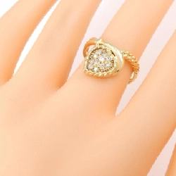 Nhẫn kim cương K18YG 0.20CT 668404