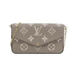 Túi đeo vai Louis Vuitton Monogram Empreinte hai màu Pochette Félicie M69977