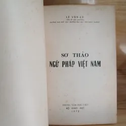 Sơ Thảo Ngữ Pháp Việt Nam (Xb 1972) - Lê Văn Lý 739457