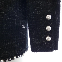 Áo khoác không cổ CHANEL LOOK1 P78982V71196 632003