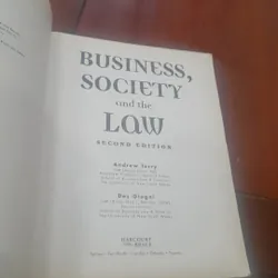 Andrew Terry and Des Giugni - BUSINESS, SOCIETY anh the LAW 689030