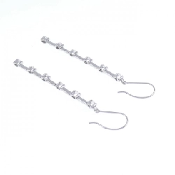 K18WG/K14WG Bông tai kim cương 0.72CT - Hàng hiệu Chính hãng 870120