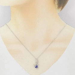 Dây chuyền Sapphire 750WG/K18WG 0.925CT - Hàng hiệu Chính hãng 857187