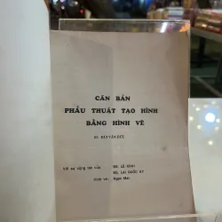 CĂN BẢN PHẪU THUẬT TẠO HÌNH BẰNG HÌNH VẼ - BÙI VĂN ĐỨC 989572
