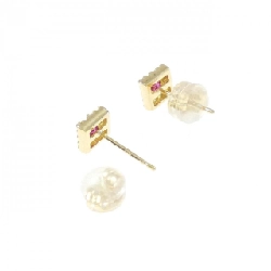 K18YG Bông tai Ruby - Hàng hiệu Chính hãng 872695