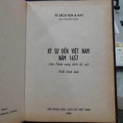 KÝ SỰ ĐẾN VIỆT NAM NĂM 1657 - CHU THUẤN THỦY 471355