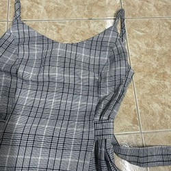 Váy đầm tiểu thư caro freesize 83958