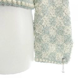 【Mã giảm giá】Áo khoác không cổ CHANEL 643366