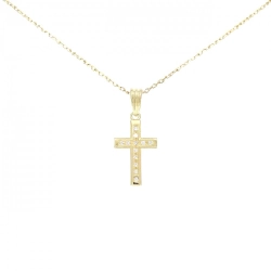 Dây chuyền kim cương 0.10CT - Hàng hiệu Authentic