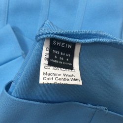 Váy ống sexy hiệu SHEIN size S màu xanh mới  69144