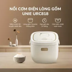 Nồi Cơm Điện Lòng Gốm Tự Nhiên UNIE URC815 574501