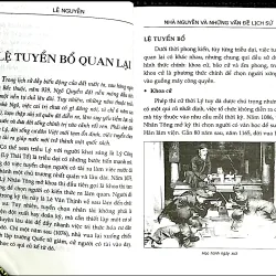 NHÀ NGUYỄN VÀ NHỮNG VẤN ĐỀ LỊCH SỬ - Tác giả LÊ NGUYỄN 1027746