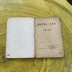 GIẢNG VĂN LỚP SÁU sách trước giải phóng 746708