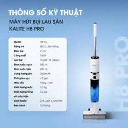 Máy hút bụi lau sàn Kalite H8 Pro 783547