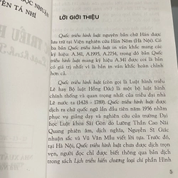 QUỐC TRIỀU HÌNH LUẬT 353266