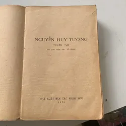 Nguyễn Huy Tưởng tuyển tập, in năm 1978 592179