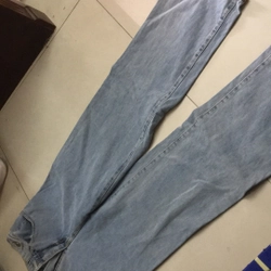 Quần bò cạp cao ống rộng 518618