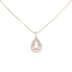 K18PG Morganite Necklace 1.07CT - Hàng hiệu Authentic
